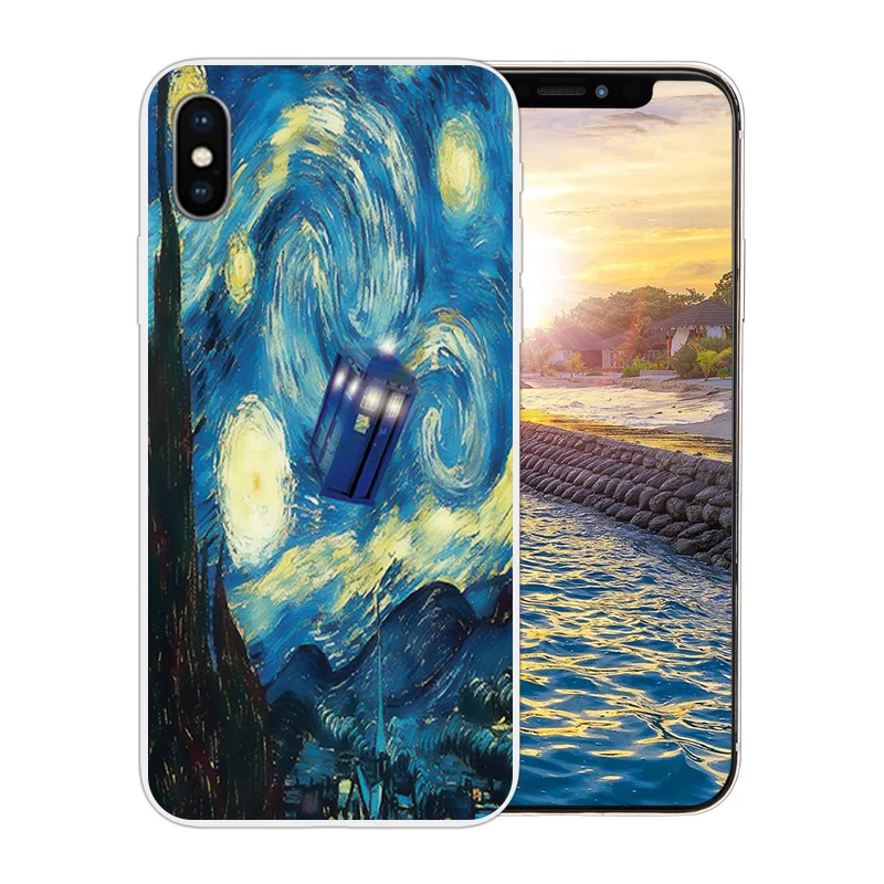 Для iPhone X 10 прозрачные силиконовые чехлы для телефонов Apple 6 6s 7 8 Plus матовый чехол