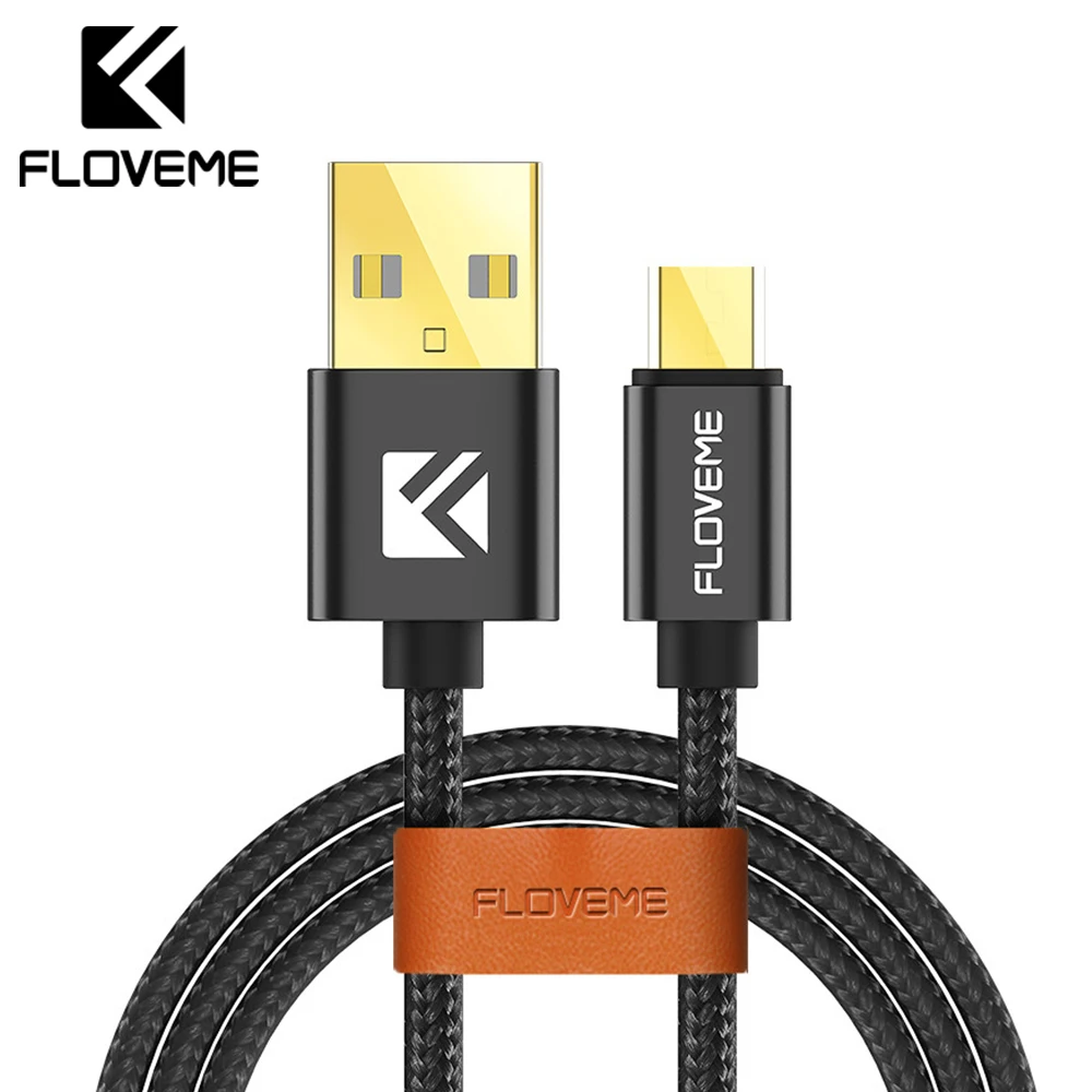 Кабель Micro USB Type C FLOVEME для Samsung Xiaomi кабель быстрой зарядки и передачи данных iPhone
