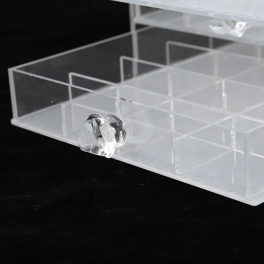 Пятислойный акриловый Съемный контейнер для хранения прозрачный Практичный