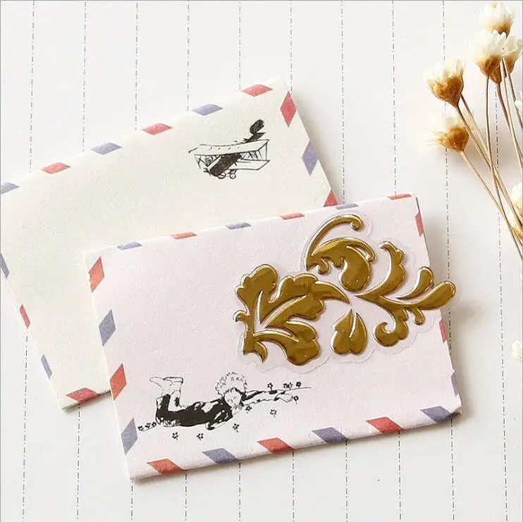 Металлическая фольга тисненая наклейка винтажная Скрапбукинг