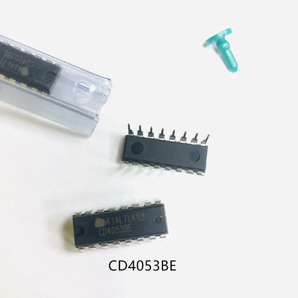 

10 шт. CD4053BE 4053BE CD4053 DIP16 оригинальный IC