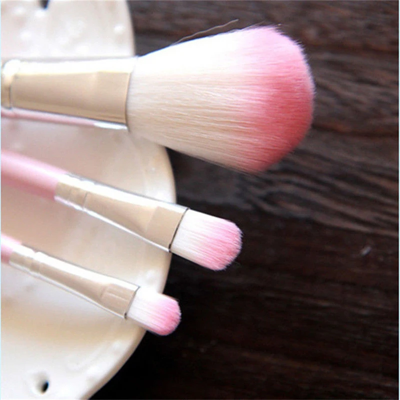 Набор розовых профессиональных кистей для макияжа 7 шт.|pink makeup brushes|makeup brushesmakeup