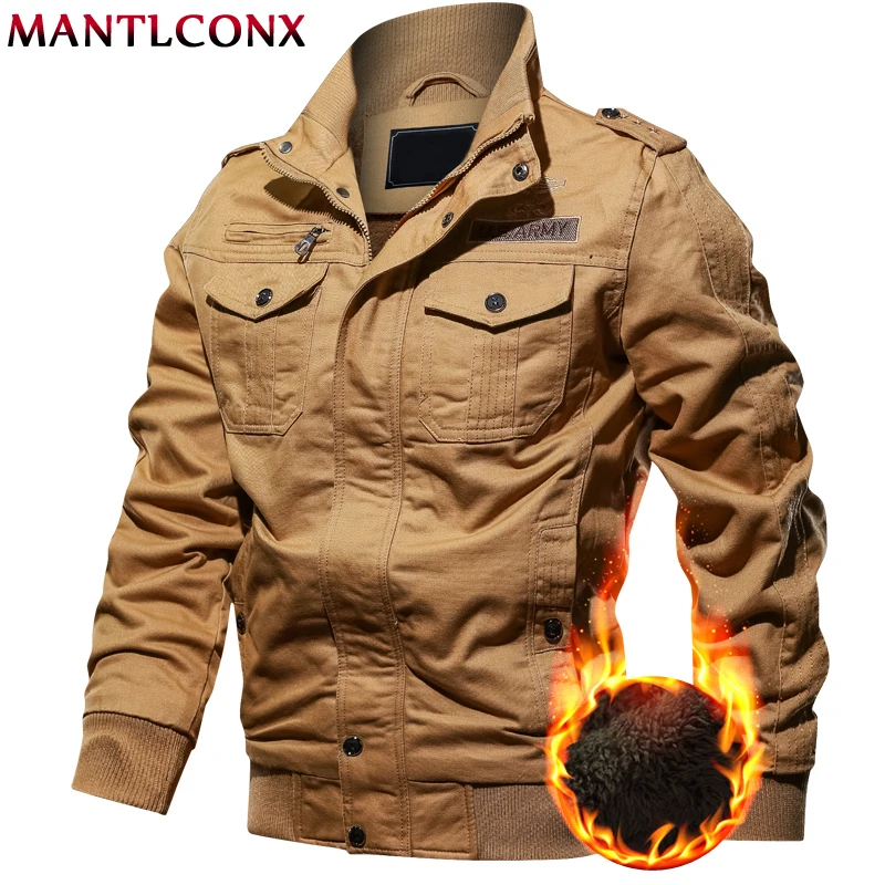 Мужская теплая куртка MANTLCONX армейская карго 6XL|Мужские куртки| |