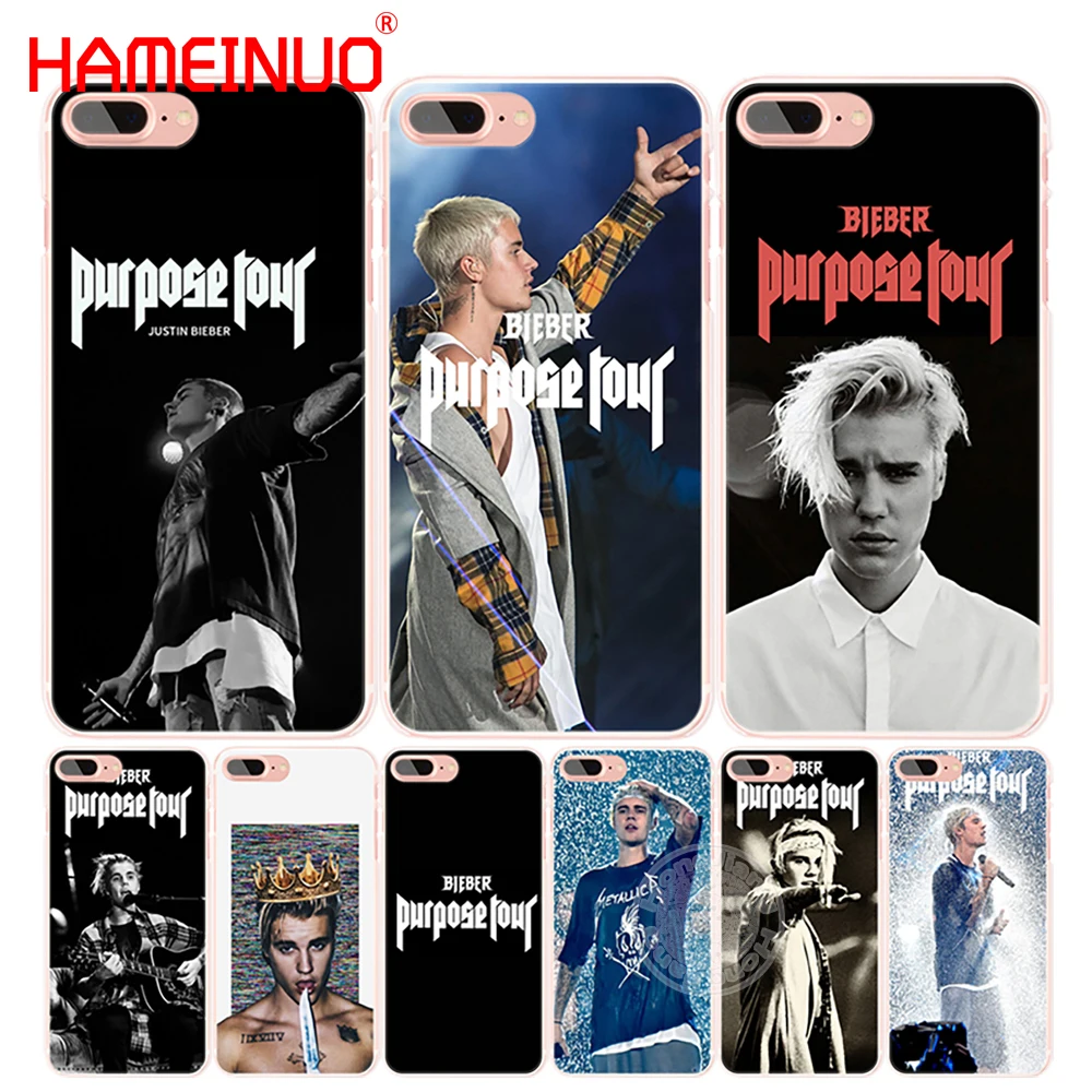 Чехол HAMEINUO для сотового телефона с изображением Джастина Бибера iphone 4 4s 5 5s SE 5c 6 6s 7