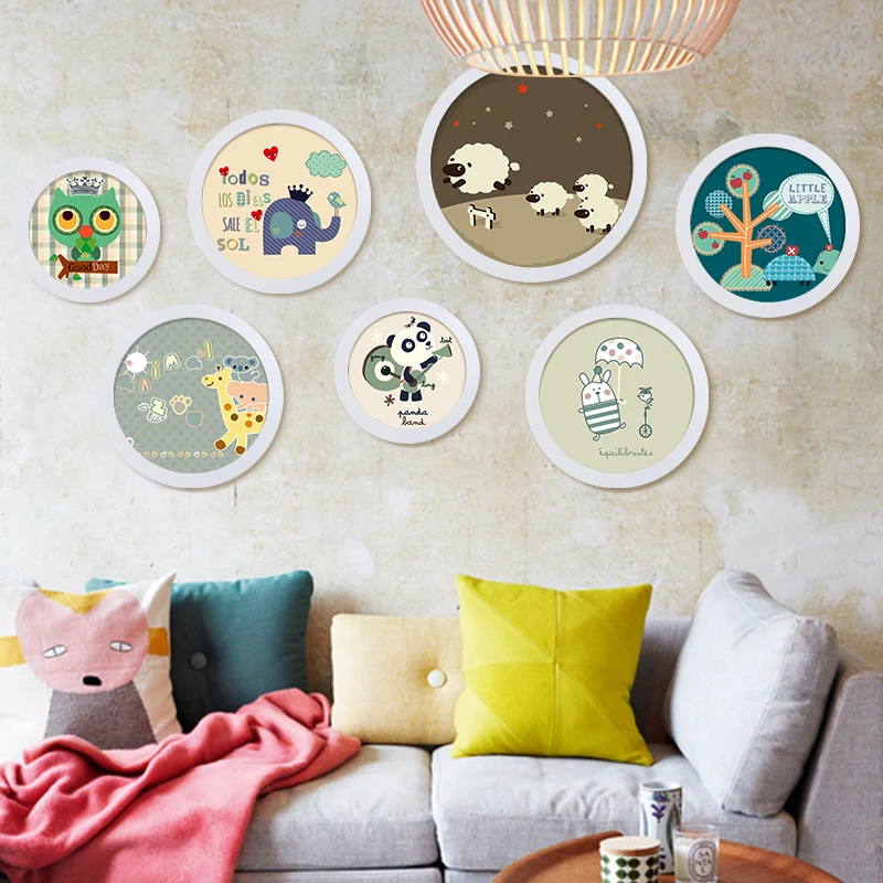 Смонтированная Картина на холсте картина из распыленного масла мультфильм фото