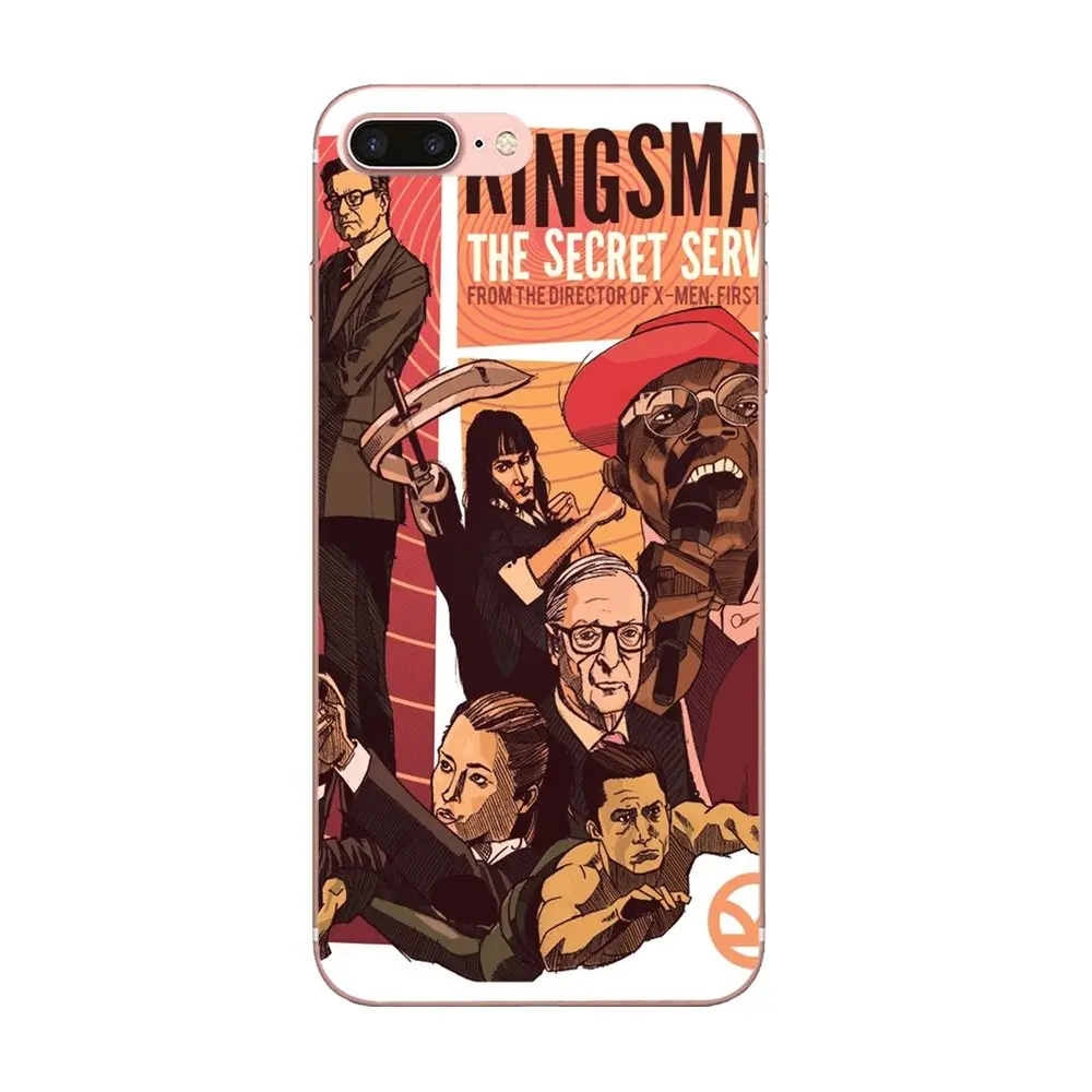 Для Samsung Galaxy Note 5 8 9 S3 S4 S5 S6 S7 S8 S9 S10 mini Edge Plus Lite TPU индивидуальный дизайн Kingsman The Secret