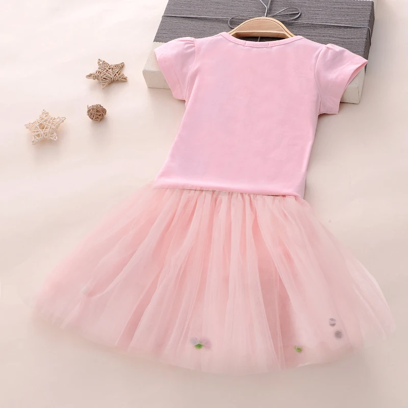 От 3 до 8 лет комплекты одежды для маленьких девочек Нарядный костюм единорога