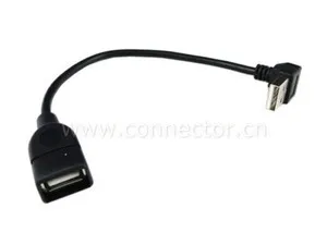 Zihan вниз Угловой 90 градусов USB 2 0 папа к женскому Удлинительный кабель 20 см|Кабели