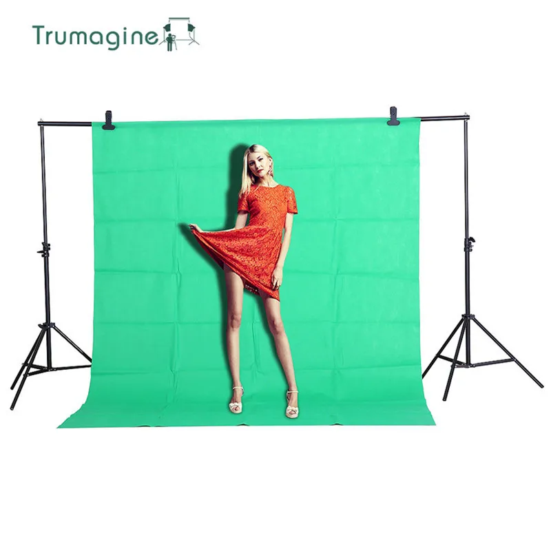 Фон для фотостудии 1 6 х4 м/5 2 х13 футов зеленый экран Фотофон из нетканого полотна