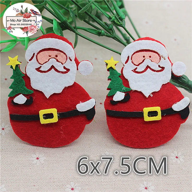 5 шт. нетканые нашивки для одежды 6 см|felt applique|appliques for clotheschristmas felt appliques |