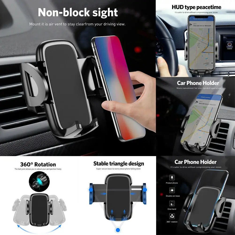 Автомобильный держатель Gravity для телефона крепление на вентиляционное отверстие