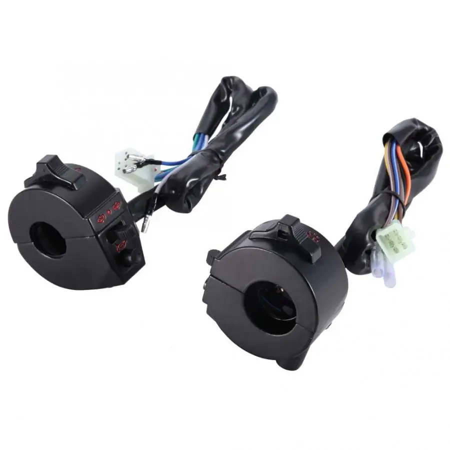 1 пара универсальных рулей для мотоцикла 22 мм левый и правый боковые Рупоры