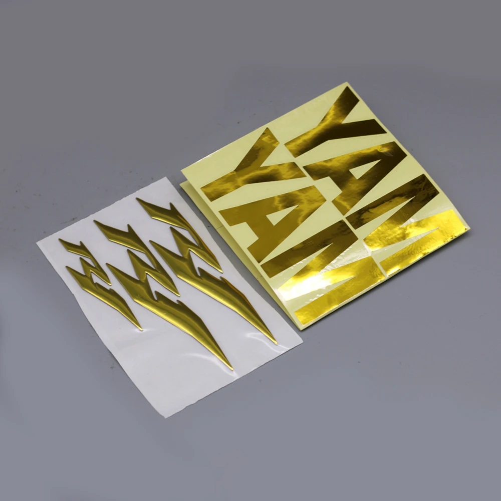 Красные/синие/Золотые/хромированные/черные мотоциклетные 3D хромированные R1 бак