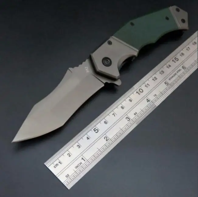 A1 Новое поступление 352 складной походный нож D2 стальное лезвие+ G10 Ручка для охоты на открытом воздухе карманные ножи портативный тактический инструмент - Цвет: A1
