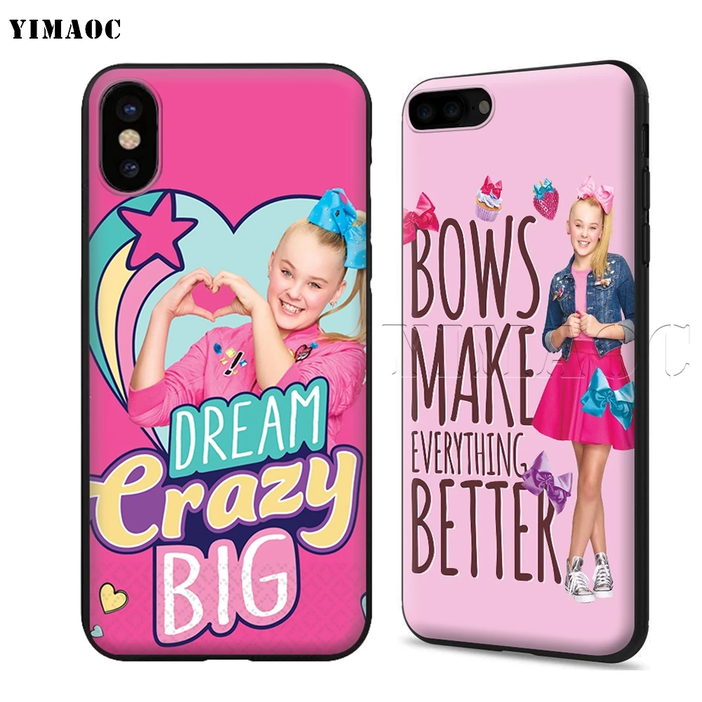 YIMAOC Jojo Siwa мягкий чехол для Apple iPhone SE 2020 5 5s 6 6s 7 8 Plus XR X Xs 11 12 Pro Max mini|Бамперы| |