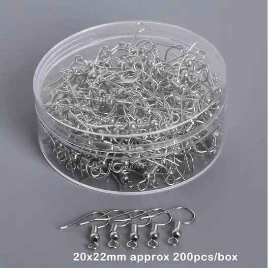 Rhodium 100-500 шт золотистого и серебряного цвета шкатулка для ювелирных изделий серьги крючки цепи кольца для прыжков бусина 9 букв шпильки для глаз Сделай Сам ювелирных изделий Изготовление - Цвет: Rhodium
