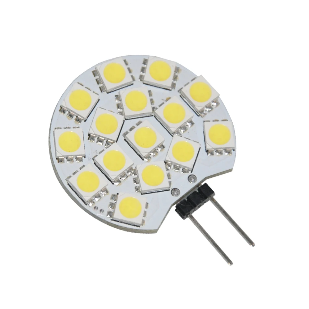 JYL 2 шт. яркий теплый белый 1 Вт G4 15 5050 SMD LED морской RV Шкаф для яхты Camper свет
