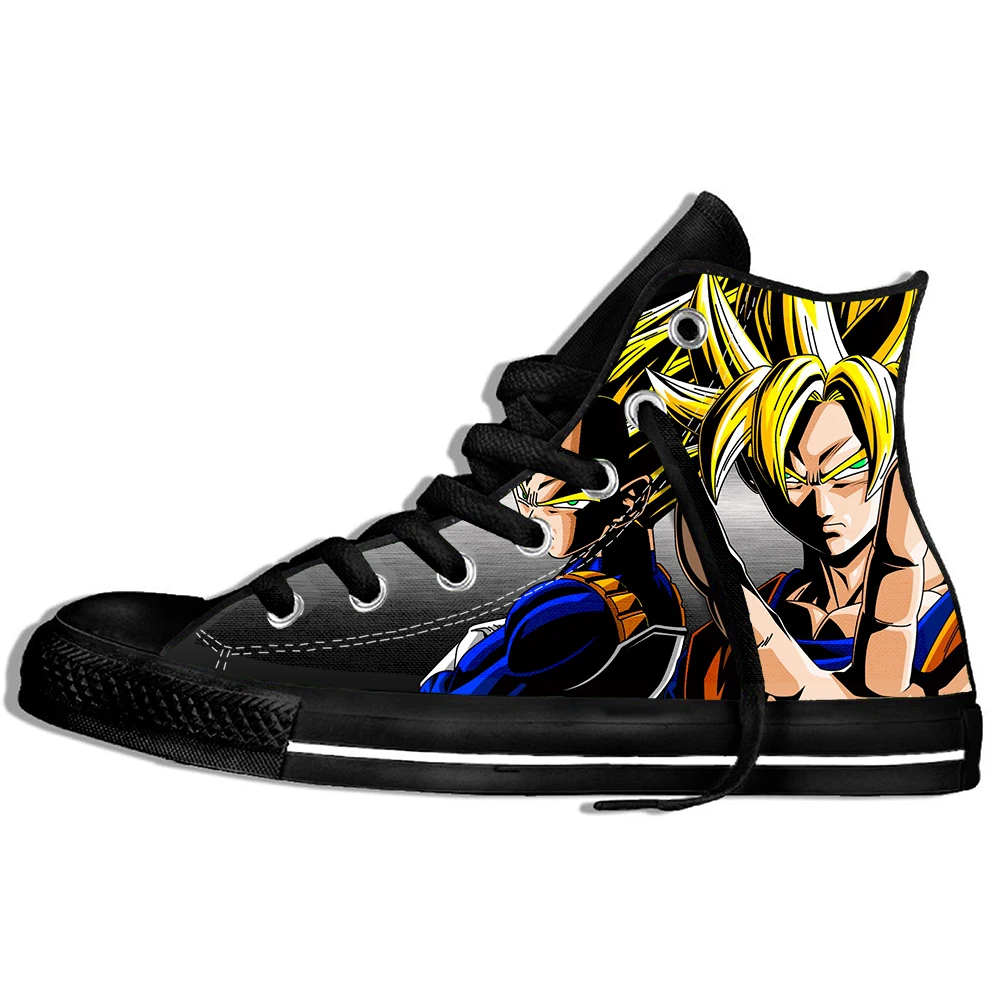 Dragon Ball Z Shoes Mens 3D Super Saiya Son Goku Brolly Printed Sneakers Hombre Casual | Обувь