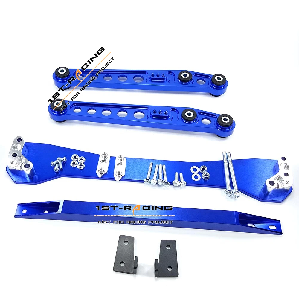 Subrame Bar + Нижняя Тяга задний нижний рычаг управления для Honda Civic EK 96 00 голубой новый 1