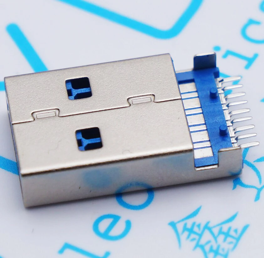 10 шт./лот штекер USB 3 0 тип A AM пластырь для общественных раковин|Соединители| |