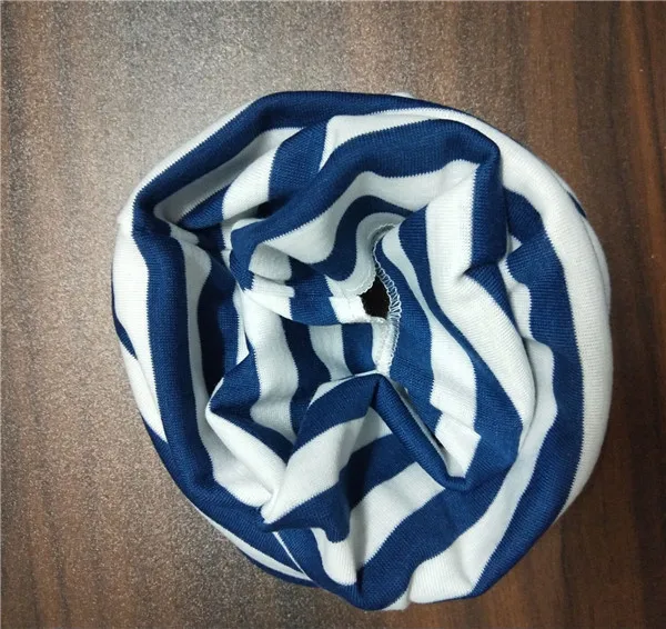 Navy white stripe 21 цвет; Новинка; хлопковый шарф для малышей; Детский шарф для мальчиков; шейный платок; сезон осень-зима; воротники; шарф для маленьких девочек; аксессуары - Цвет: Navy white stripe
