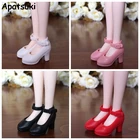 4 парыЛот туфли на высоком каблуке для модели 16, модная обувь для куклы Licca, мини-туфли для Момоко 16, аксессуары для шарнирных кукол