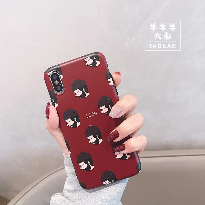 Индивидуальный милый чехол для телефона iphone 6 6s 7 8 plus xs Max xr мультяшная иллюстрация