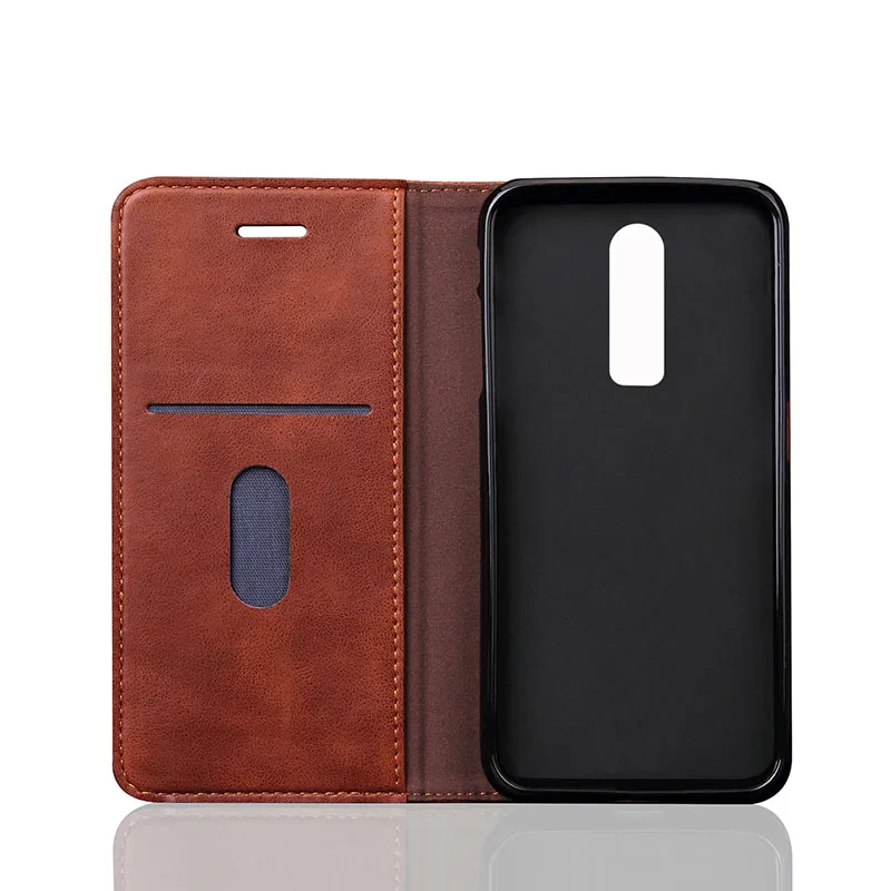 Cychic For One Plus 5 5T Case Leather Flip Wallet Magnetic Luxury Cell Phone OnePlus 6 Cover With Card Slot holder | Мобильные