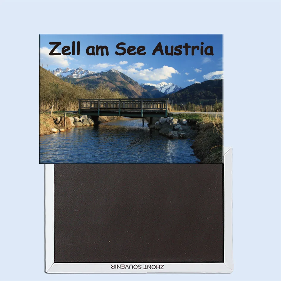 Курорт Zell am See Австрия 24421 магнит на холодильник|fridge magnet|austria magnetmagnet fridge |