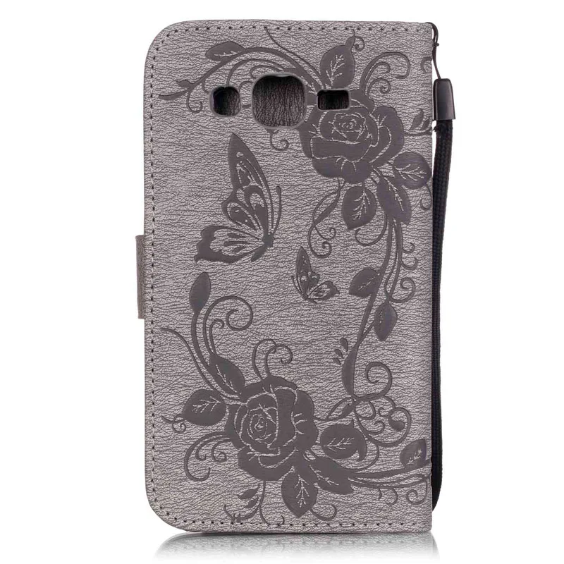 ZHCASE Бабочка Цветок Стиль J5 J500 2015 PU кожаный Чехол для Samsung Galaxy Держатель Карточки