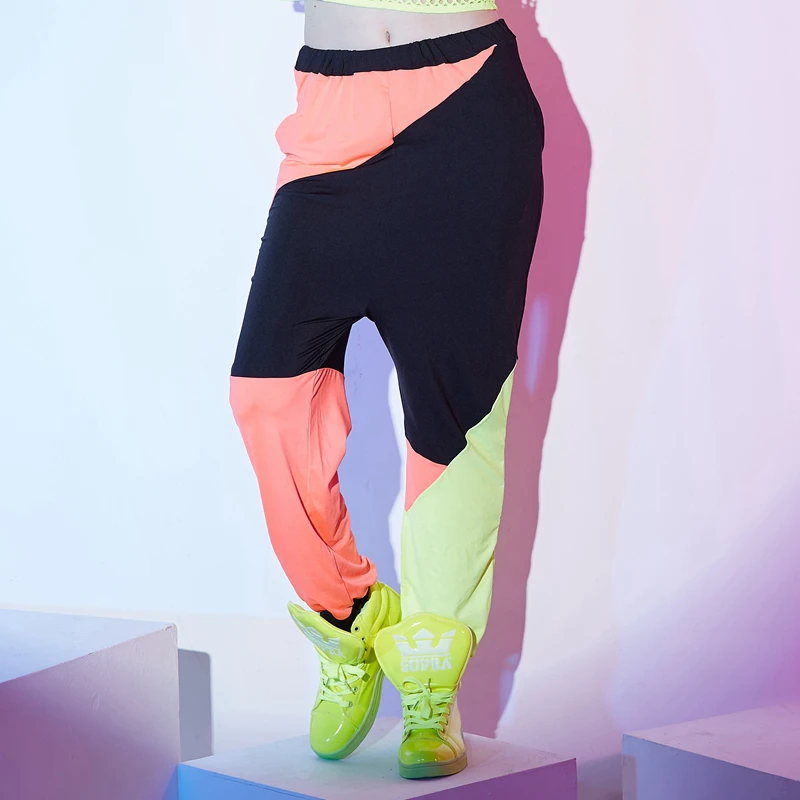 Новинка 2016 модные брендовые шаровары для джаза женские брюки в стиле хип-хоп