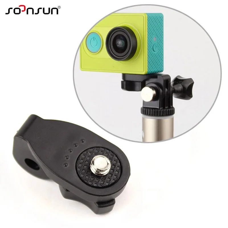 SOONSUN 1/4 ''быстросъемный мини адаптер для штатива Xiaomi Yi Для GoPro плавающий монопод