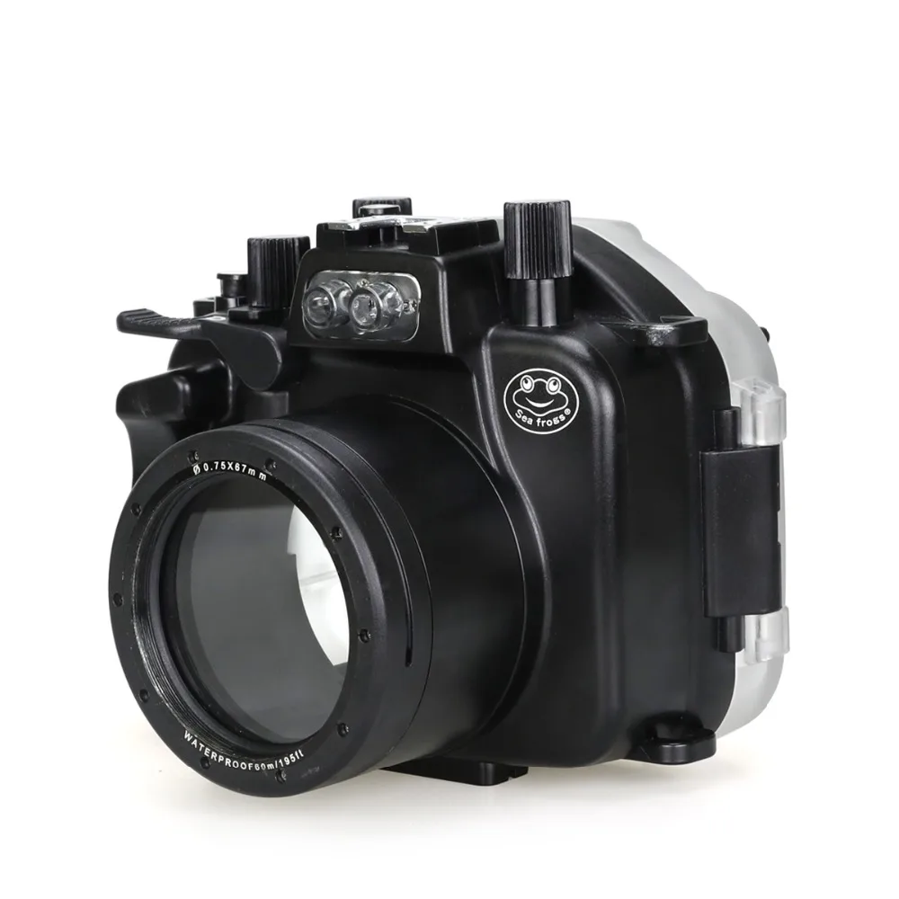 Корпус Подводной Камеры Meikon 40 м/130 футов для Canon EOS M5 18-55 мм объектив водонепроницаемые сумки чехол для камеры Canon EOS M5 18-55 мм