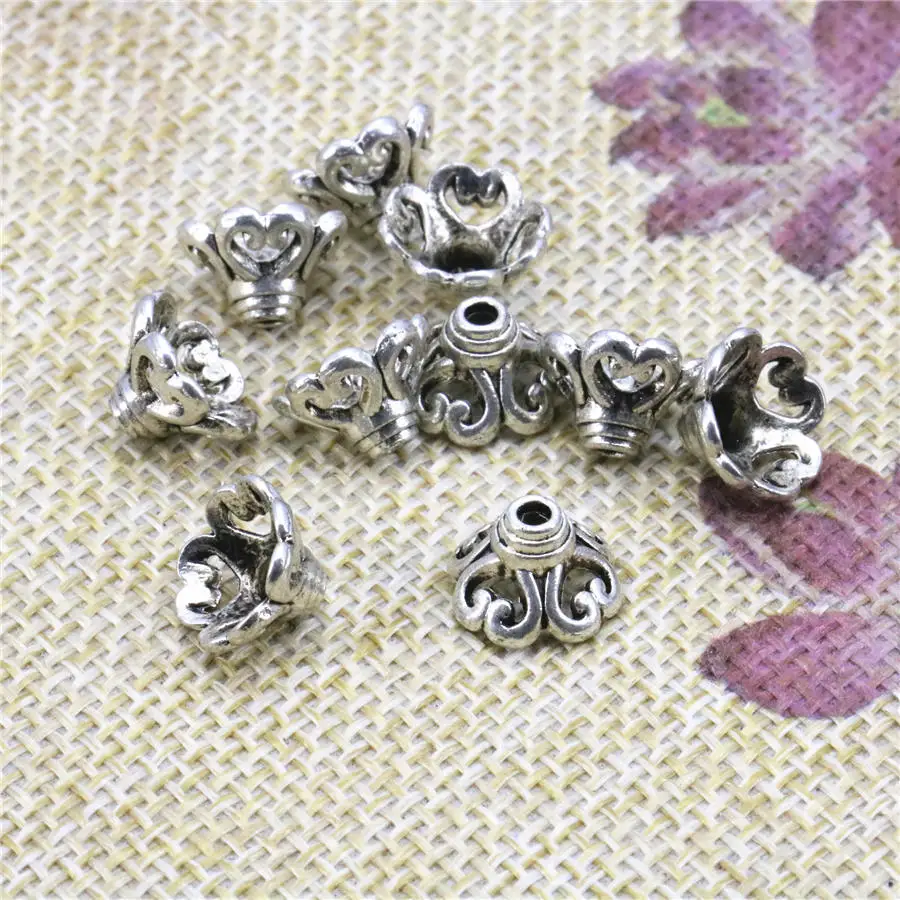 

New 50PCS Hot Sale Torus Shaped Lucky DIY Loose Finding Accessories Jewelry Making Women Women Girls Gifts Crafts Copper 6x10mm
