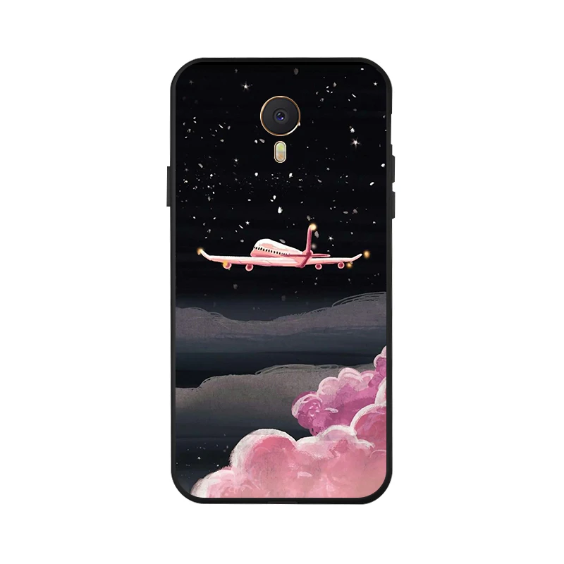 Чехол для Meizu M3 Note чехол мягкий силиконовый черный ТПУ задняя Fundas Coque |