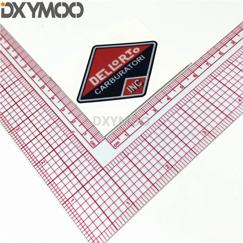 2 шт. мотоциклетный шлем мотоцикл автомобиля Стикеры наклейки для VESPA Dellorto Винтаж