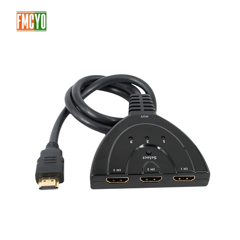 Kvm переключатель HDMI 3 порта kvm в 1 адаптер 1080P 4K коммутатор для HD DVD Xbox PS3 PS4 ноутбука и