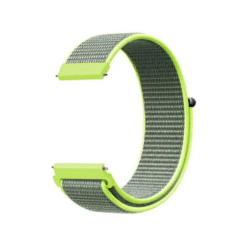 6-Bright yellow 22 мм/20 мм huawei watch gt 2 ремешок для samsung galaxy watch 46 мм 42 мм gear S3 Frontier active 2 40 мм 44 мм S2 amazfit ремешок Bip - Цвет ремешка: 6-Bright yellow
