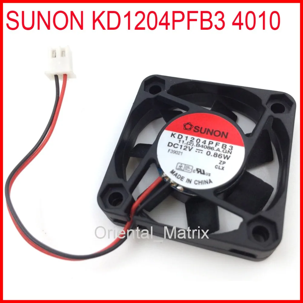 Бесплатная доставка KD1204PFB3 4010 DC12V 0 86 W кулер охлаждающий вентилятор|cooling fan|cooler fanfan |