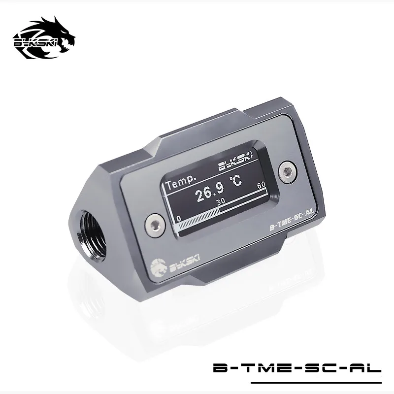 Bykski PC термометр для водяного охлаждения HD lcd с B TME SC AL определения температуры в