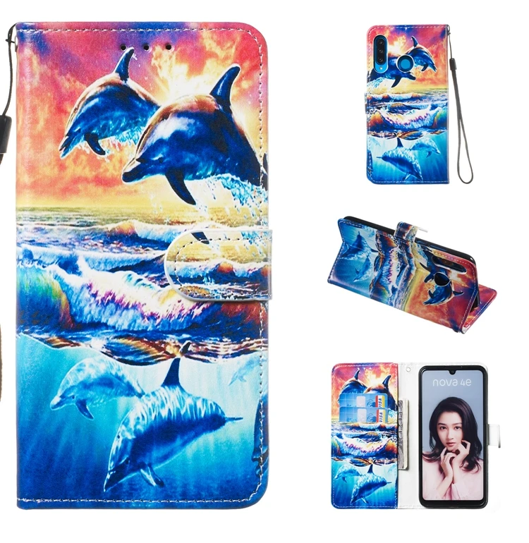 Флип-чехол-книжка для Coque huawei P30 Lite, роскошный кожаный кошелек, чехол для телефона huawei P30 Pro P30Pro P30Lite, чехол Etui Capinha