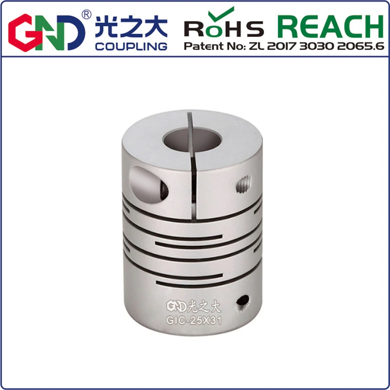 

Bulk price for 50 pieces Flexible shaft coupling D25 L25 aluminium parallelines wire shaft couple accessories setscrew series