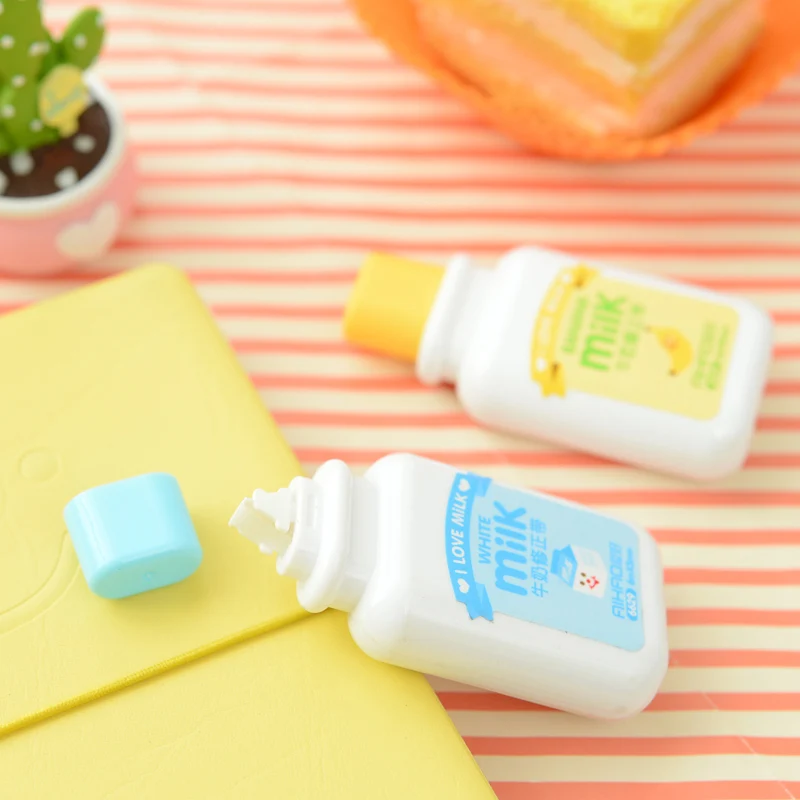 Милая Корректирующая лента Choco с дизайном молока школьные материалы милые