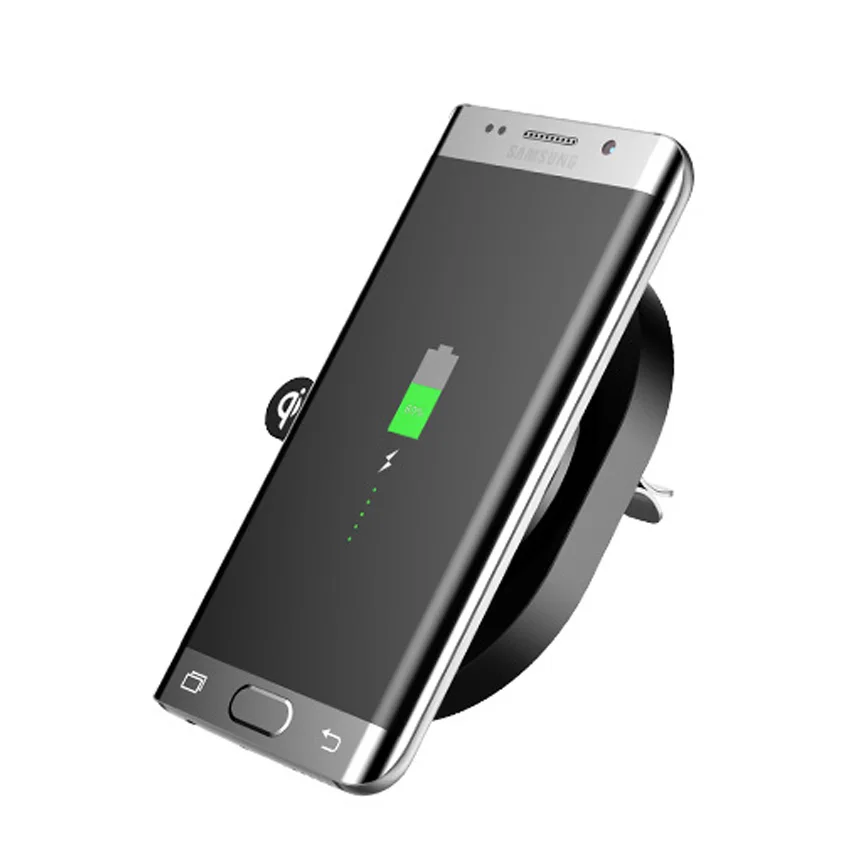 Vacuum Car phone holder QI Wireless charger for iphone x xs max 8 samsung s9 s8 s7 note9 fast charging support telephone voiture | Мобильные
