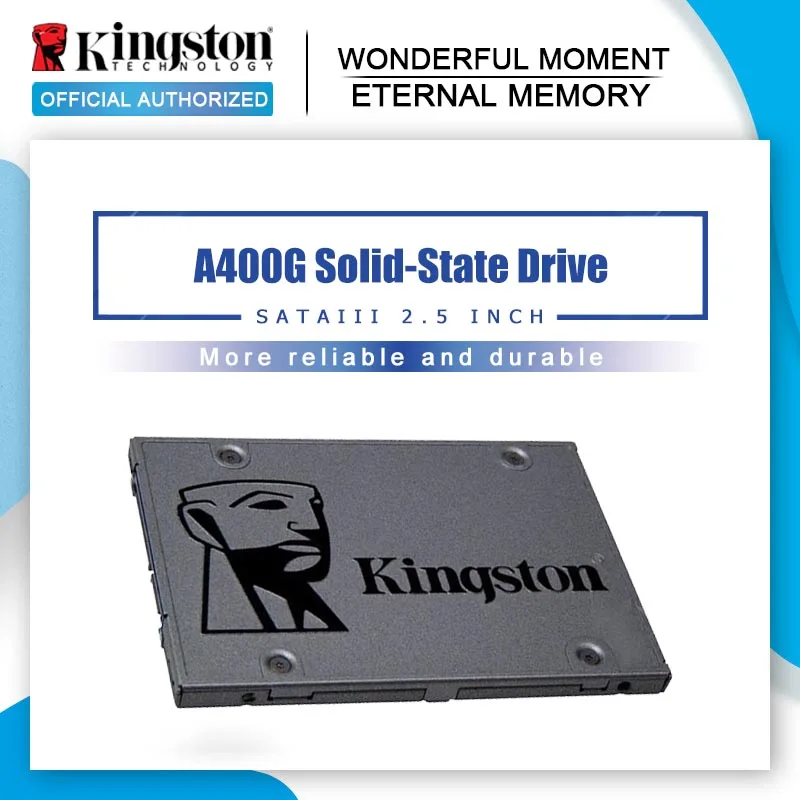 Kingston A400 SSD 120GB 240GB 480GB Internal Solid State Drive 2.5 inch SATA III HDD Hard Disk HD Notebook PC 120G 240G 480G . | Компьютеры