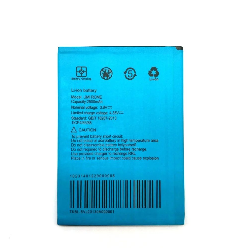 Аккумулятор для UMI Rome X 100% 3 8 в 2500 мАч 1 шт.|battery for umi|battery forbattery umi rome |