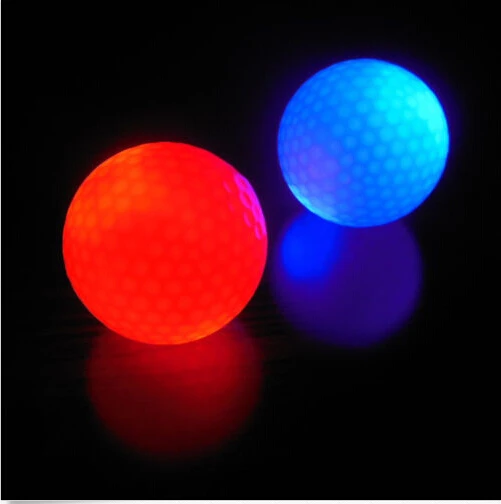 

1Pc New Hot Sale Fluorescence Golf Balls Golfing Wholesale Light-up Flashing Night Light Glowing