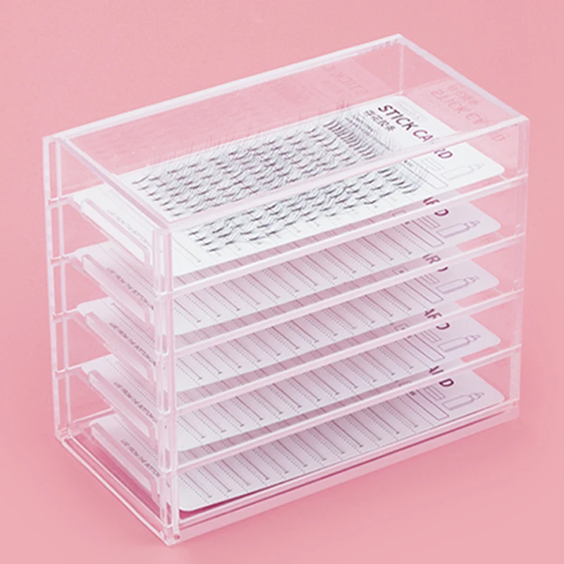 Efc коробка для хранения ресниц акриловый Органайзер держатель инструмент