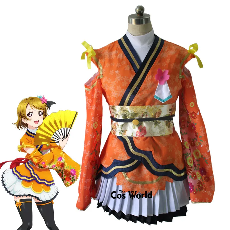 Форма для косплея Love Live Kaguya No Shiro De Odoritai Angelic Angel Koizumi кимоно ханаё юката|anime cosplay