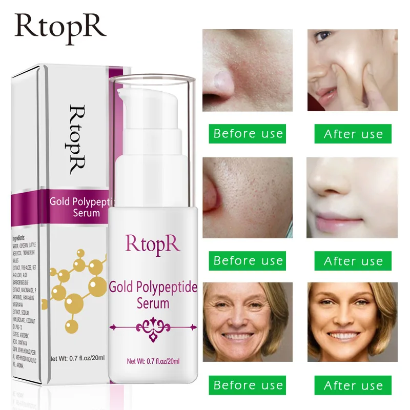 Золотая полипептидная Сыворотка для восстановления против старения